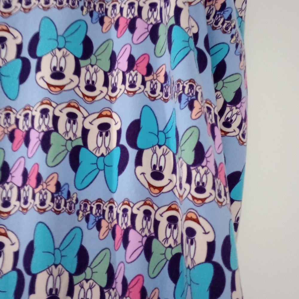 Disney Womens Minnie Mouse Leggings - Blue and Pink - Picture 4 of 5